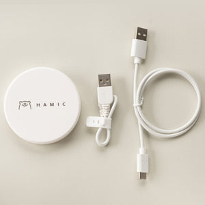 Hamic メダル型モバイル充電器＆充電専用USBケーブル TypeC-A